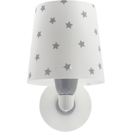 Dalber 82219B - Dječja zidna svjetiljka STAR LIGHT 1xE27/60W/230V bijela