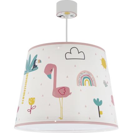 Dalber 82462 - Dječji luster FLAMINGO 1xE27/15W/230V