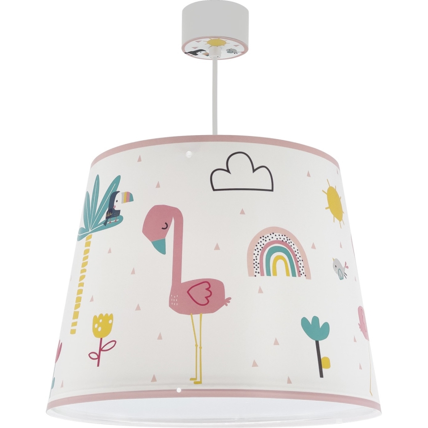 Dalber 82462 - Dječji luster FLAMINGO 1xE27/15W/230V