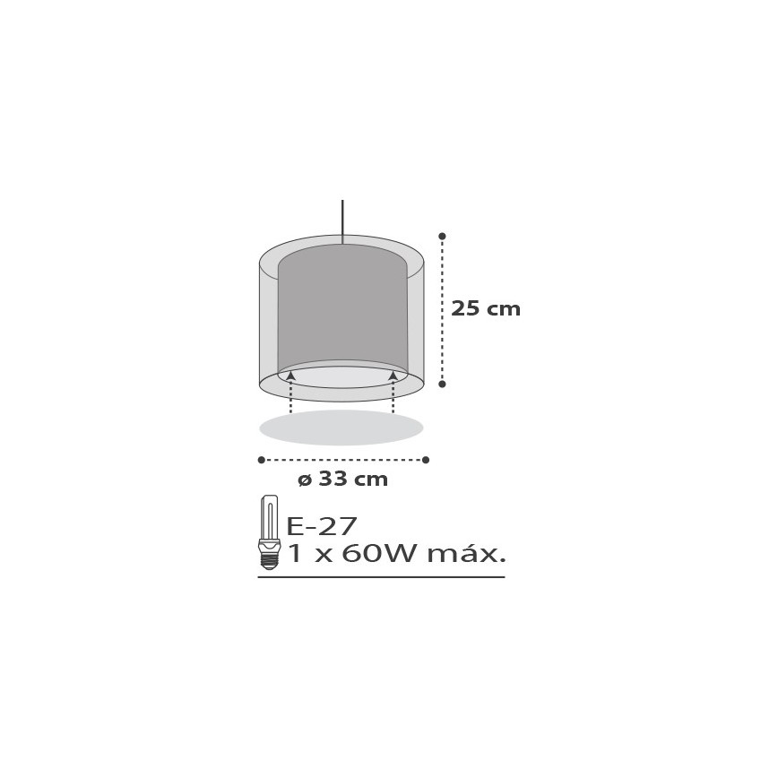 Dalber D-41412E - Dječji luster CLOUDS 1xE27/60W/230V