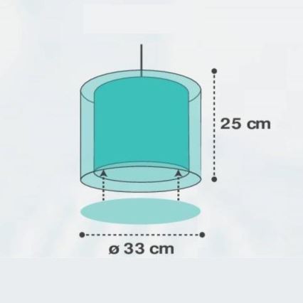 Dalber D-41412H - Dječji luster CLOUDS 1xE27/60W/230V