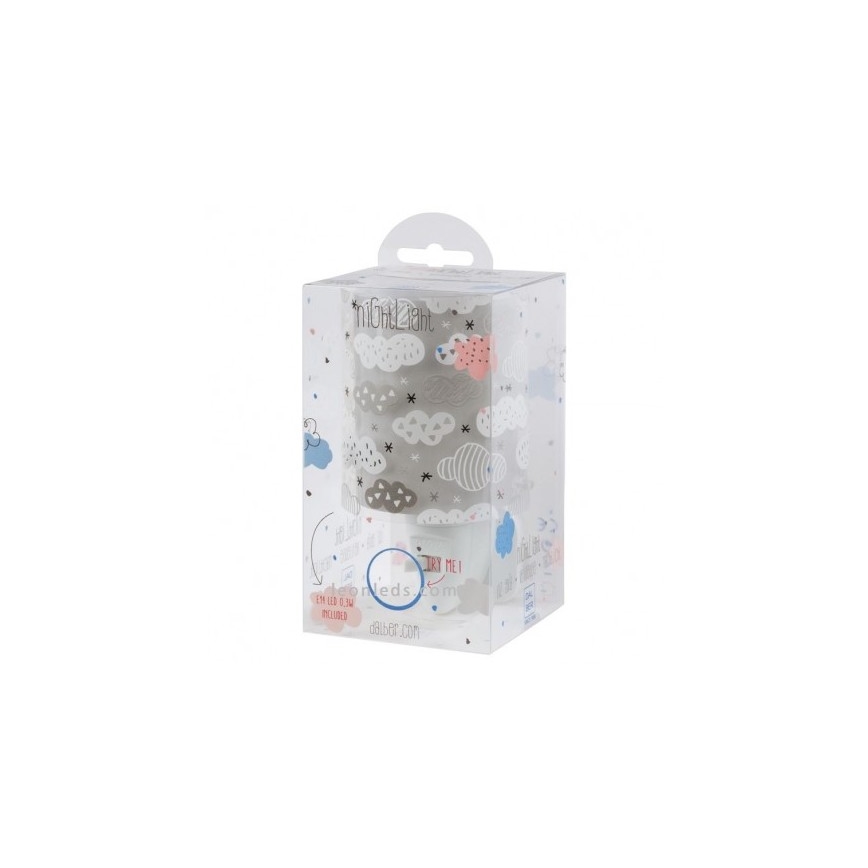 Dalber D-41415E - LED Lampica za utičnicu CLOUDS 1xE14/0,3W/230V