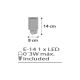 Dalber D-41415E - LED Lampica za utičnicu CLOUDS 1xE14/0,3W/230V