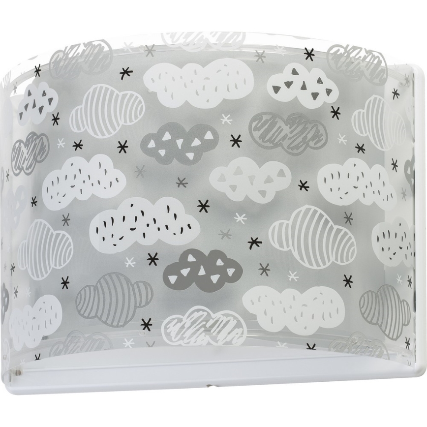 Dalber D-41418E - Dječja zidna svjetiljka CLOUDS 1xE27/60W/230V