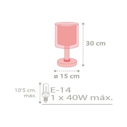 Dalber D-41431 - Dječja lampica COLOR RAIN 1xE14/40W/230V