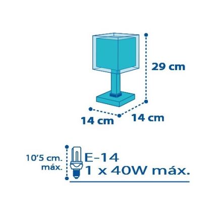 Dalber D-43421 - Dječja lampica PETIT MARIN 1xE14/40W/230V