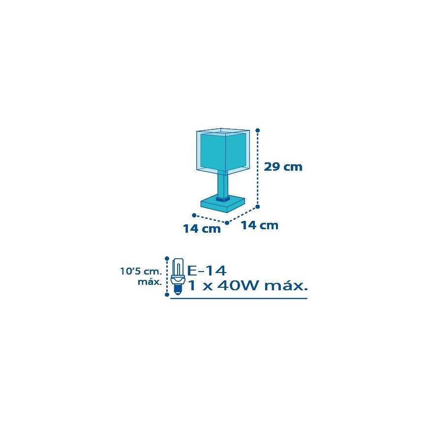 Dalber D-43421 - Dječja lampica PETIT MARIN 1xE14/40W/230V