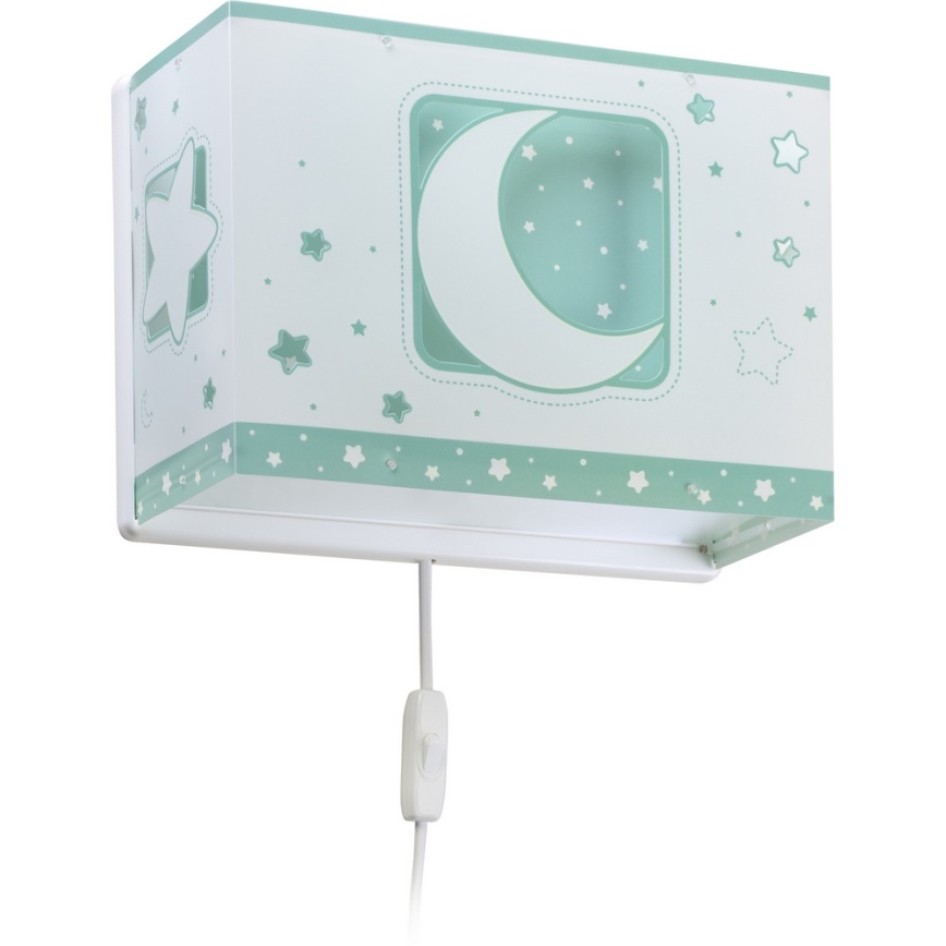 Dalber D-63238H - Dječja zidna svjetiljka MOONLIGHT 1xE27/60W/230V