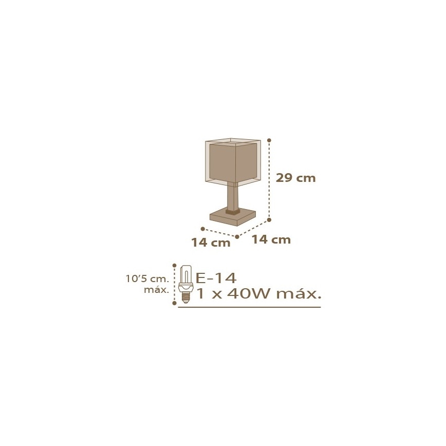 Dalber D-63391 - Dječja lampica GOOD NIGHT 1xE14/40W/230V