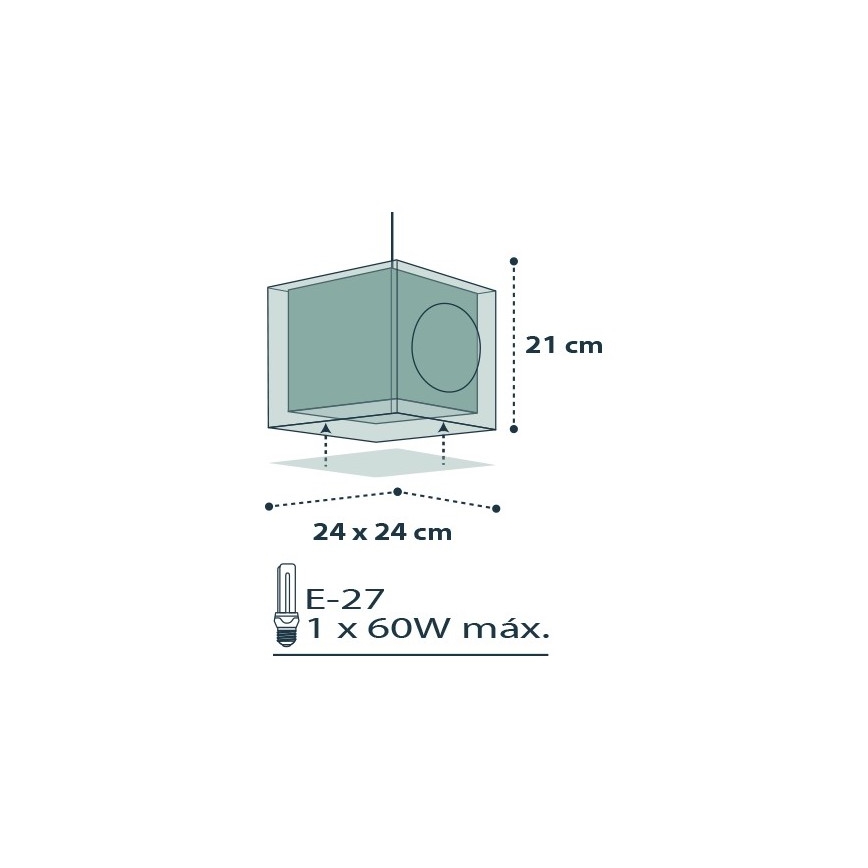 Dalber D-74552 - Dječji luster PIRATES 1xE27/60W/230V