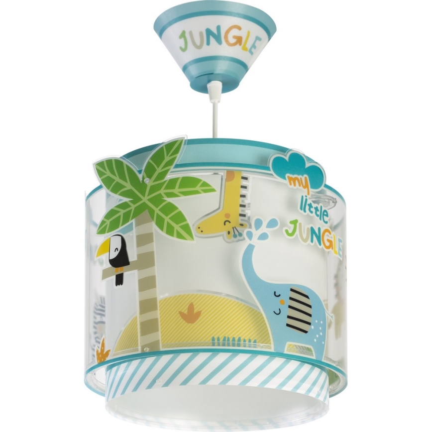 Dalber D-76112 - Dječji luster MY LITTLE JUNGLE 1xE27/60W/230V