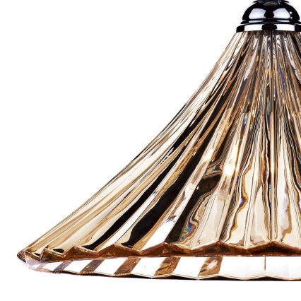 Där Lighting ARD866 - Luster na lancu ARDECHE 1xE27/60W/230V mesing/dimno smeđa