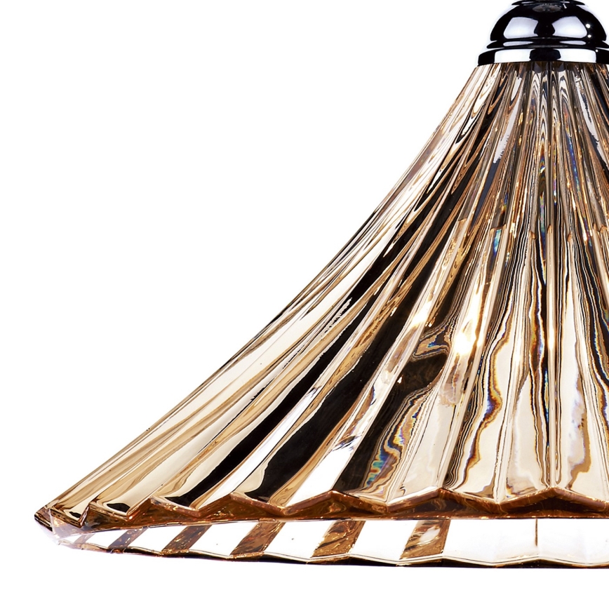 Där Lighting ARD866 - Luster na lancu ARDECHE 1xE27/60W/230V mesing/dimno smeđa