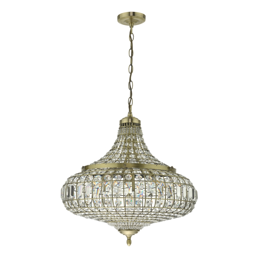 Där Lighting ASM0675 - Luster na lancu ASMARA 6xE14/40W/230V mesing