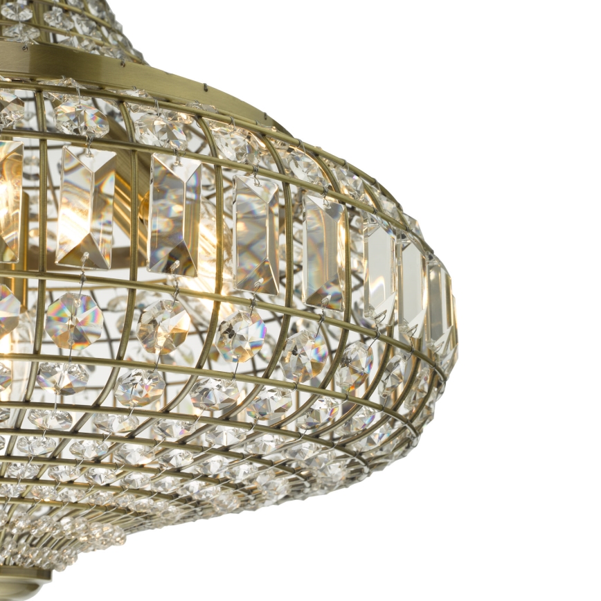Där Lighting ASM0675 - Luster na lancu ASMARA 6xE14/40W/230V mesing