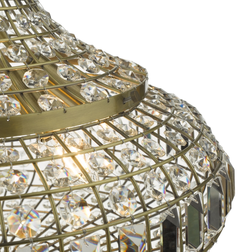 Där Lighting ASM0675 - Luster na lancu ASMARA 6xE14/40W/230V mesing