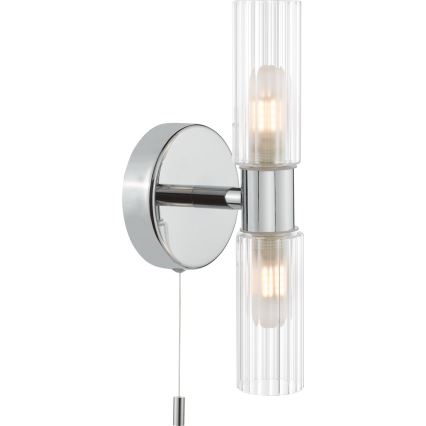 Där Lighting BOL0950 - Kupaonska zidna svjetiljka BOLTON 2xG9/5W/230V IP44 sjajni krom
