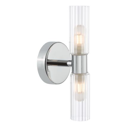 Där Lighting BOL0950 - Kupaonska zidna svjetiljka BOLTON 2xG9/5W/230V IP44 sjajni krom
