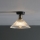 Där Lighting BOY0175 - Stropna svjetiljka BOYD 1xE27/60W/230V, promjer 25 cm, mesing/prozirno