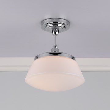 Där Lighting CAD0150 - Kupaonska nadgradna svjetiljka CADEN 1xE27/60W/230V IP44 sjajni krom