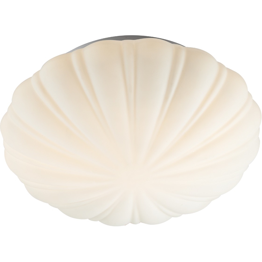Där Lighting CAF502 - Kupaonsko stropno svjetlo CAFE 1xE27/60W/230V Ø 27 cm IP44 bijela