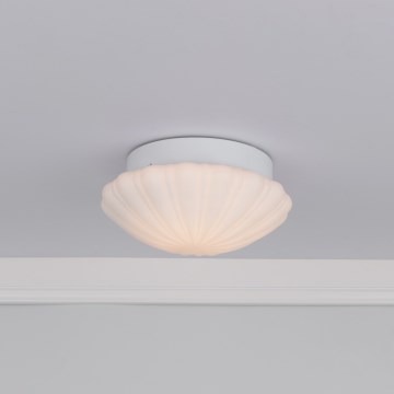 Där Lighting CAF502 - Kupaonsko stropno svjetlo CAFE 1xE27/60W/230V Ø 27 cm IP44 bijela