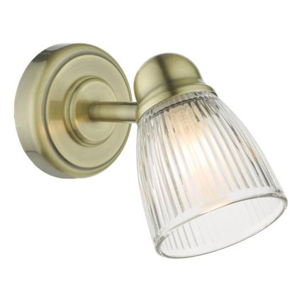 Där Lighting CED0775 - Kupaonska zidna svjetiljka CEDRIC 1xG9/25W/230V IP44 mesing