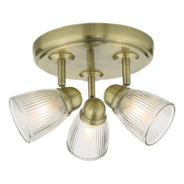 Där Lighting CED7675 - Kupaonsko usmjereno svjetlo CEDRIC 3xG9/25W/230V IP44 mesing