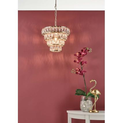 Där Lighting CER0135 - Luster na lancu CERYS 1xE27/60W/230V zlatni