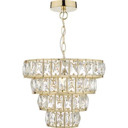 Där Lighting CER0135 - Luster na lancu CERYS 1xE27/60W/230V zlatni