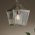 Där Lighting CHU0175 - Luster s lancem CHURCHILL 1xE27/60W/230V mesing