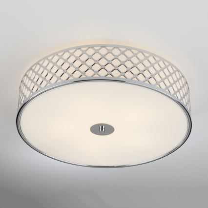 Där Lighting CIV5050 - Stropna svjetiljka CIVIC 5xE14/60W/230V, promjer 50 cm, sjajni krom