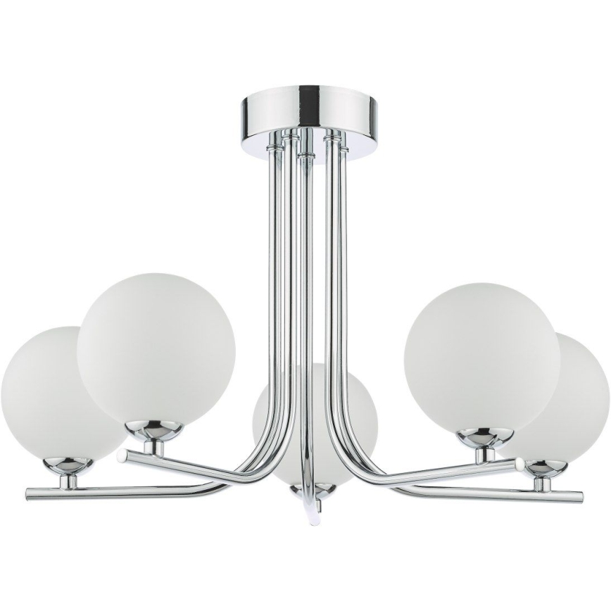 Där Lighting CRA5450-02 - Luster na šipci CRADLE 5xG9/25W/230V polirani krom