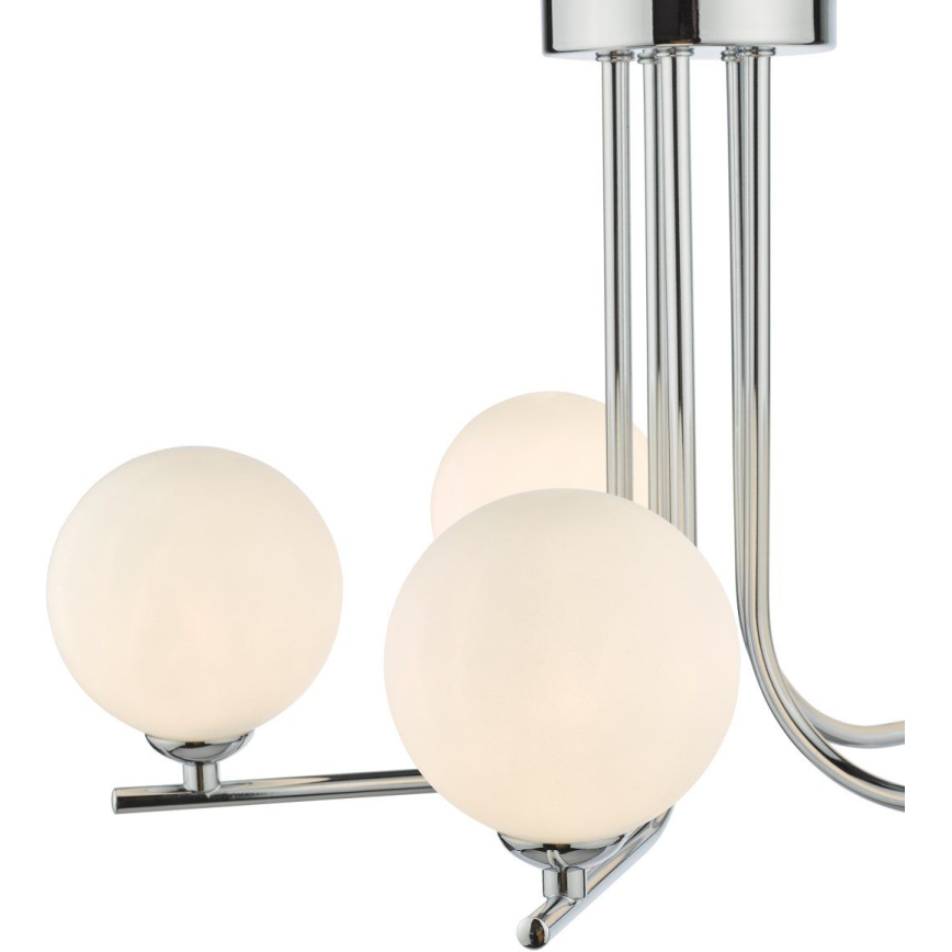 Där Lighting CRA5450-02 - Luster na šipci CRADLE 5xG9/25W/230V polirani krom