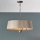 Där Lighting CRI0429 - Luster na lancu CRISTIN 4xE14/40W/230V mesing/taupe