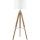 Där Lighting EAS4943 - Podna lampa EASEL 1xE27/60W/230V smeđa