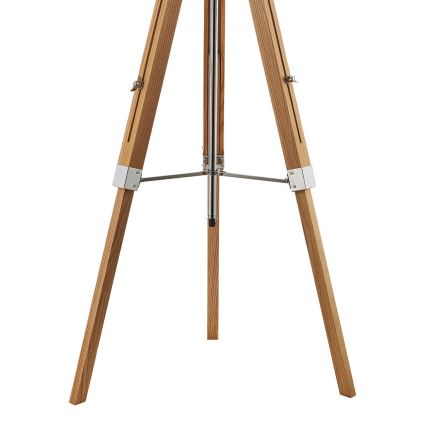 Där Lighting EAS4943 - Podna lampa EASEL 1xE27/60W/230V smeđa