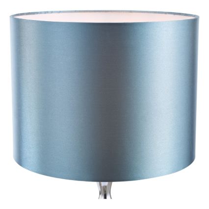 Där Lighting ELS4223 - Stolna lampa ELSA 1xE27/40W/230V plava/sjajni krom