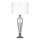 Där Lighting HIN4208 - Stolna lampa HINTON 1xE27/60W/230V bijela/sjajni krom