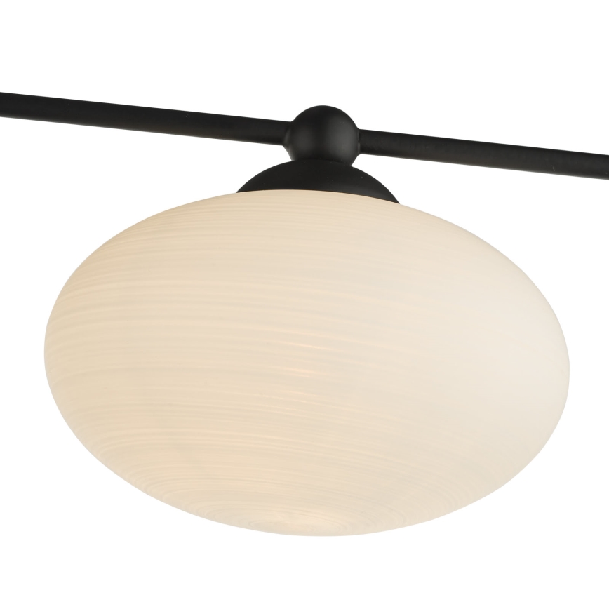 Där Lighting JAS5422 - Prislonjena stropna svjetiljka JASPER 5xG9/25W/230V crna