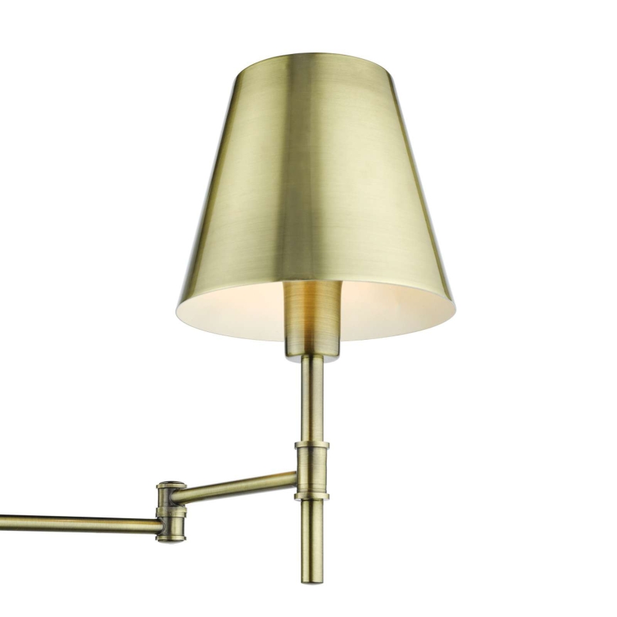 Där Lighting KEN0775 - Fleksibilna zidna svjetiljka KENSINGTON 1xE14/25W/230V mesing