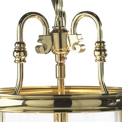 Där Lighting LAM0340 - Luster na lancu LAMBETH 3xE14/60W/230V mesing