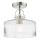 Där Lighting LEN4846 - Plafonski luster LENKA 1xE27/60W/230V matni krom
