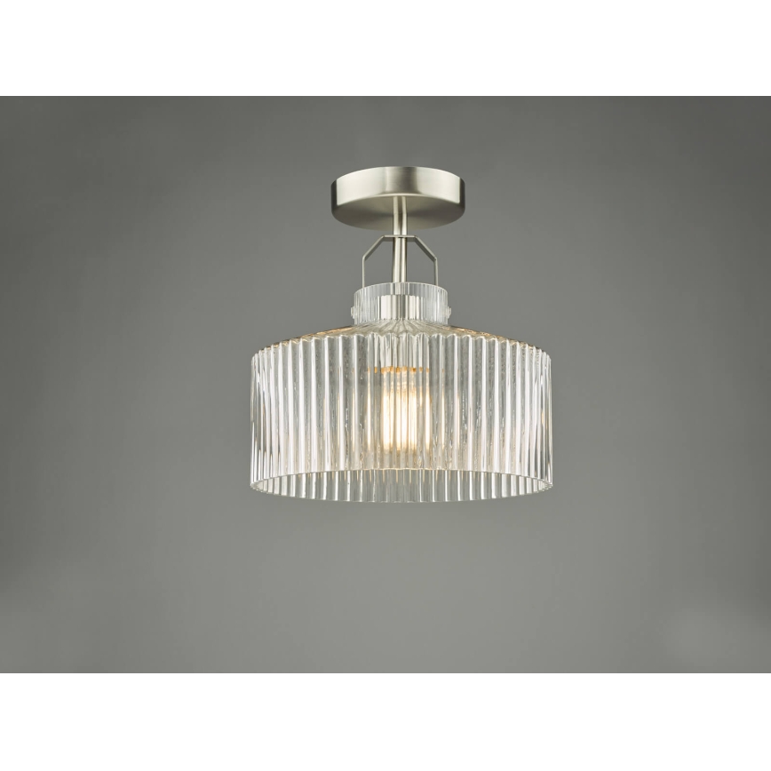 Där Lighting LEN4846 - Plafonski luster LENKA 1xE27/60W/230V matni krom