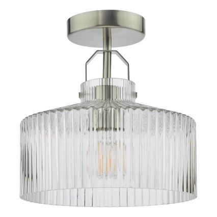 Där Lighting LEN4846 - Plafonski luster LENKA 1xE27/60W/230V matni krom