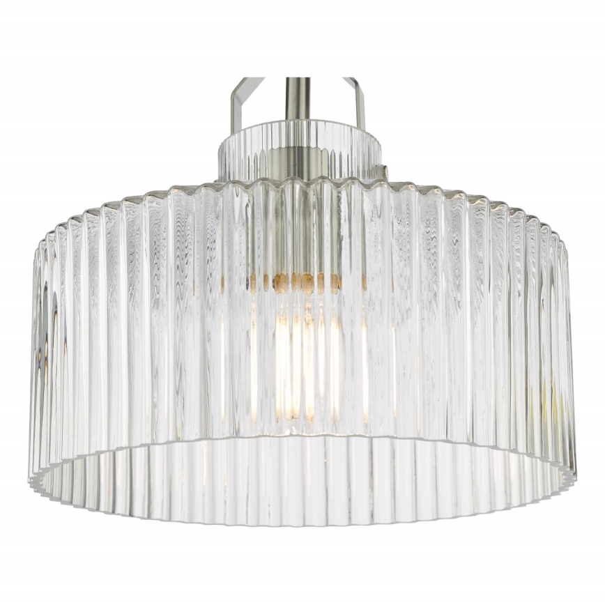 Där Lighting LEN4846 - Plafonski luster LENKA 1xE27/60W/230V matni krom