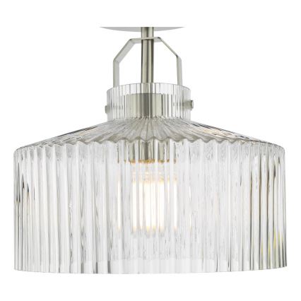 Där Lighting LEN4846 - Plafonski luster LENKA 1xE27/60W/230V matni krom