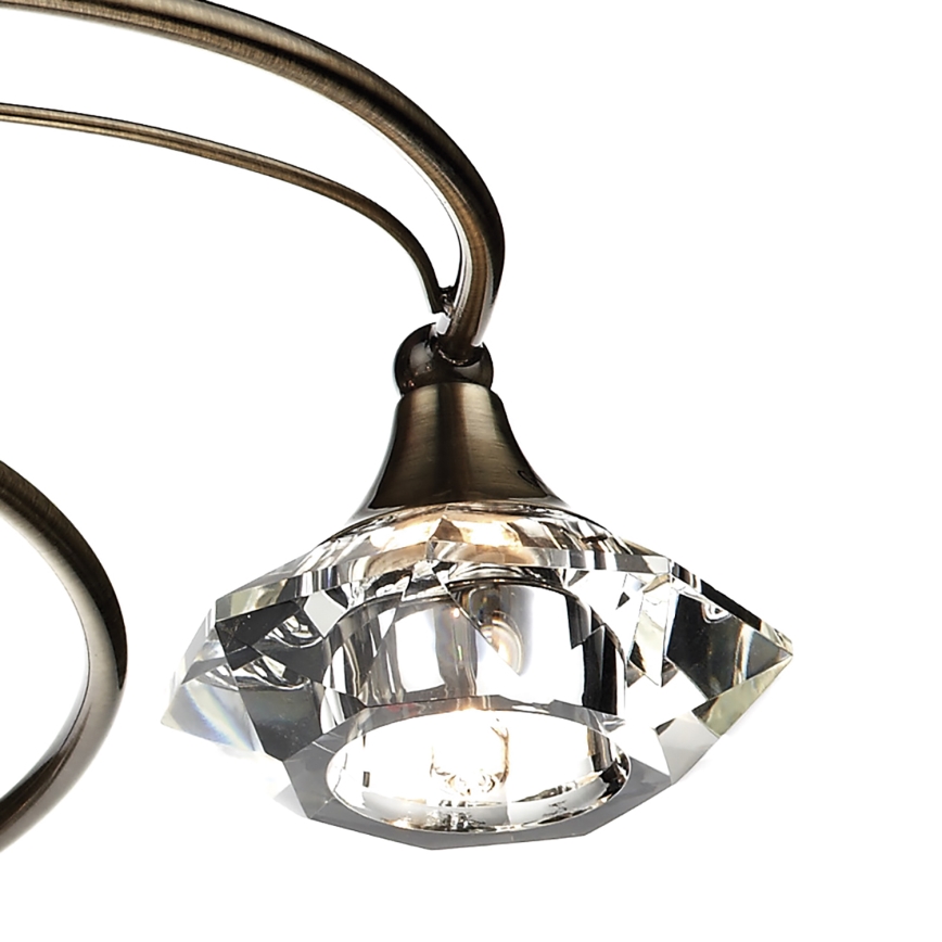 Där Lighting LUT0675 - Plafonski luster LUTHER 6xG9/40W/230V mesing