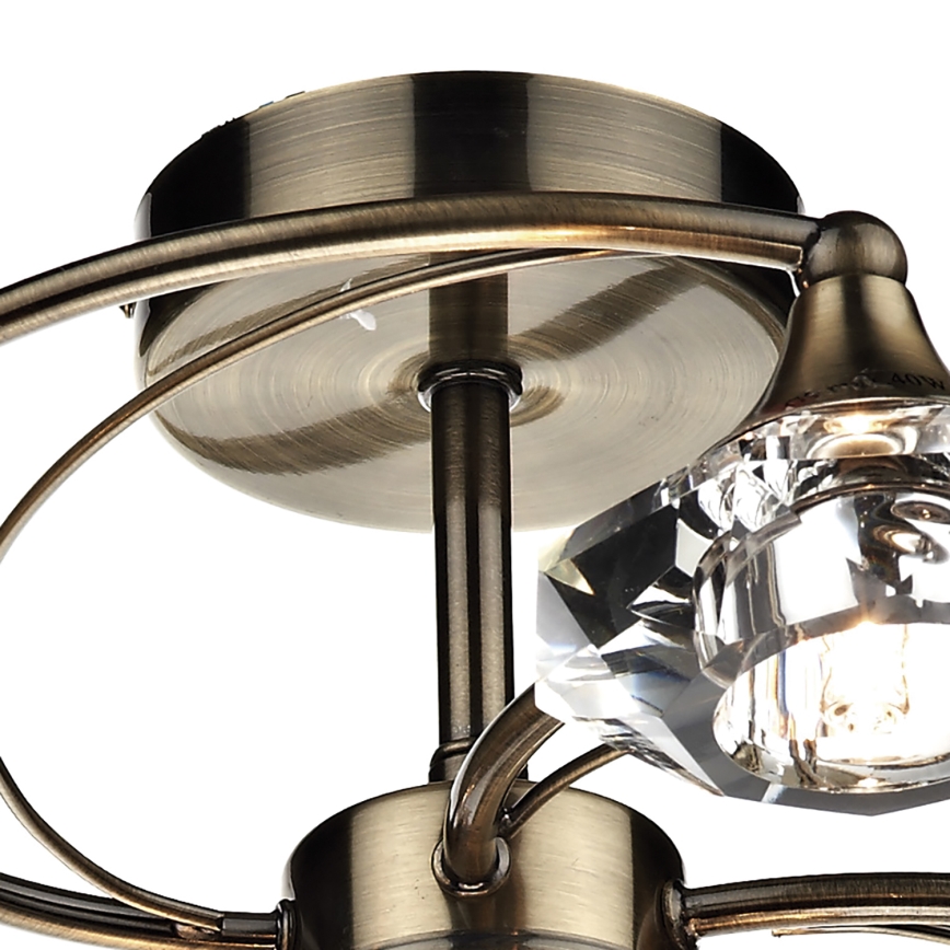 Där Lighting LUT0675 - Plafonski luster LUTHER 6xG9/40W/230V mesing