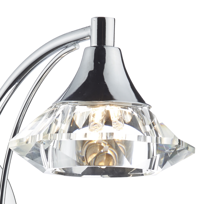 Där Lighting LUT0750 - Zidna svjetiljka LUTHER 1xG9/40W/230V sjajni krom